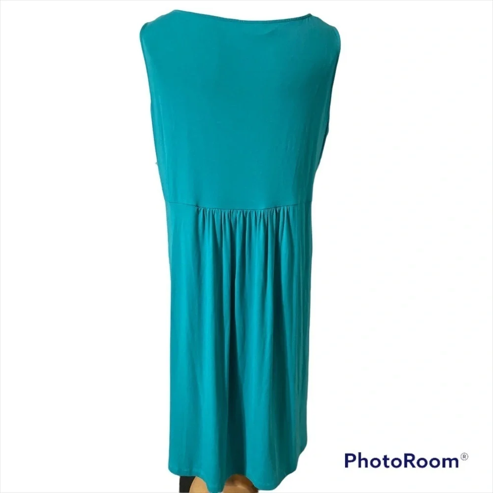 NWT Peter Nygard Teal Dress Size 3X **NEW** - Picture 4 of 8